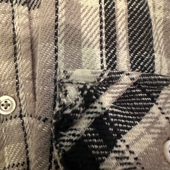 Levi's Vintage Clothing Black Plaid Casual Shirt - Picture 4 of 5